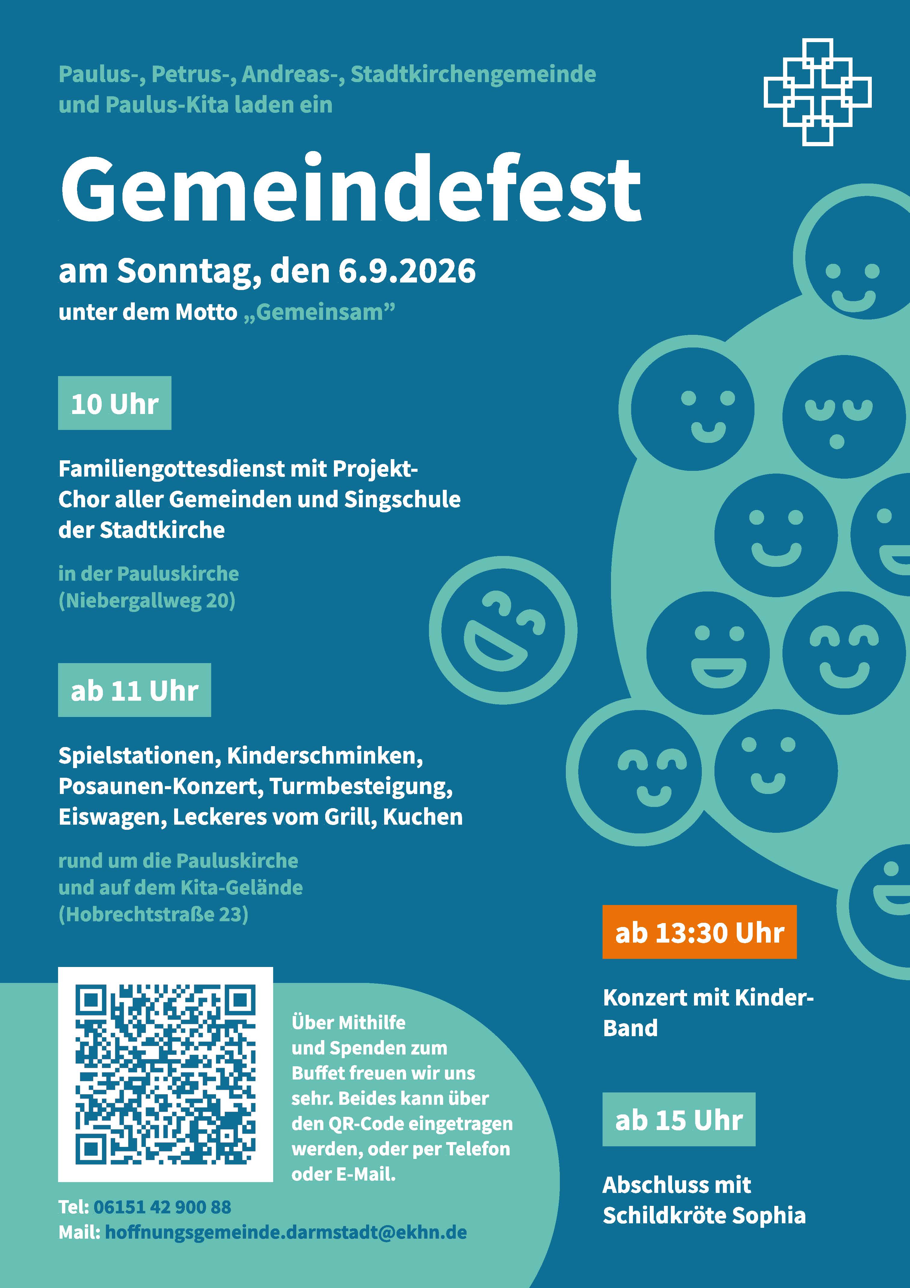 Paulusgemeinde PaulusFest 2025 Plakat Entwurf UPDATE4